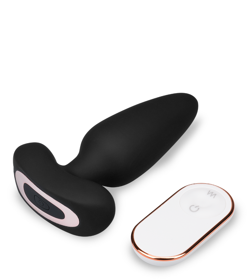 Float remote control vibrating butt plug