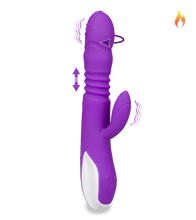 Load image into Gallery viewer, Hermann rotating and thrusting rabbit vibrator with heating function