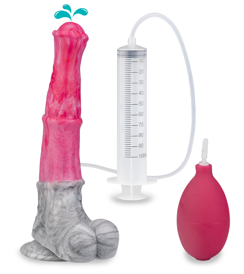 Kentucky suction-cup ejaculating horse dildo