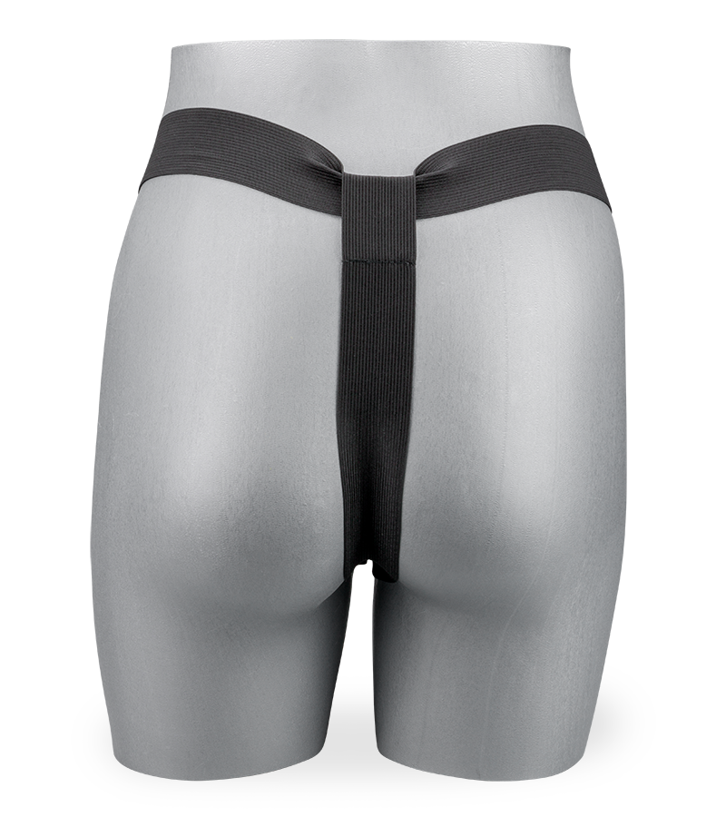 Ladies remote-controlled vibrating rabbit strap-on