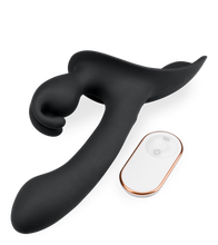 Load image into Gallery viewer, Ladies remote-controlled vibrating rabbit strap-on