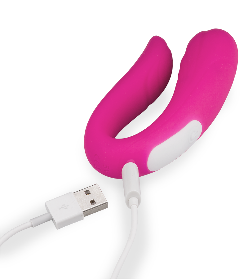Mermaid remote controlled couple's vibrator