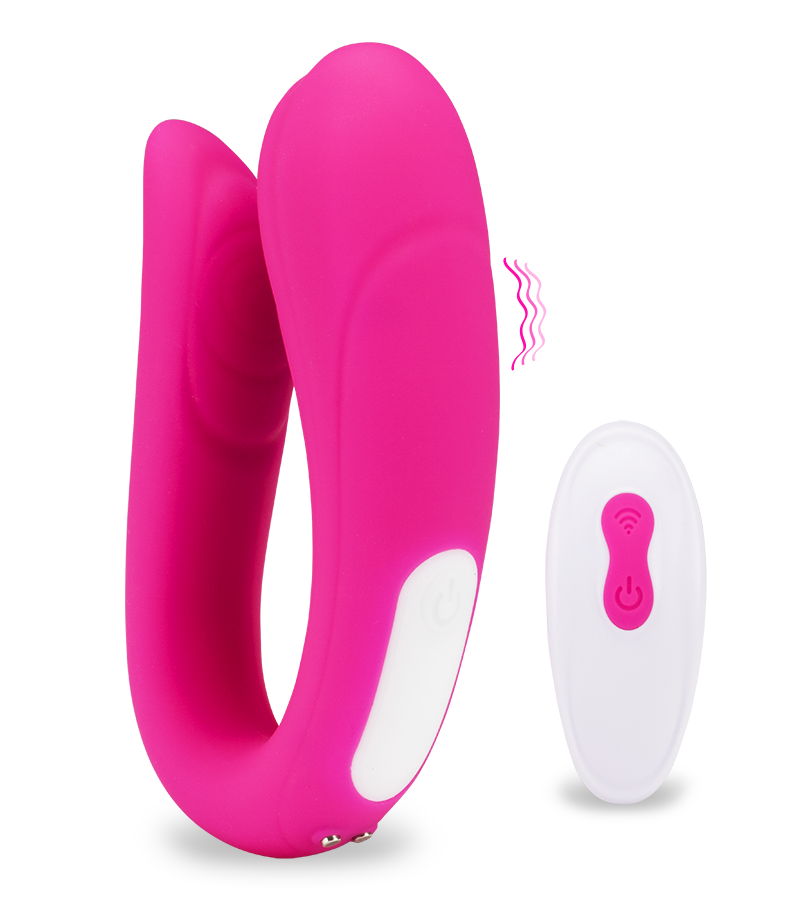 Mermaid remote controlled couple's vibrator