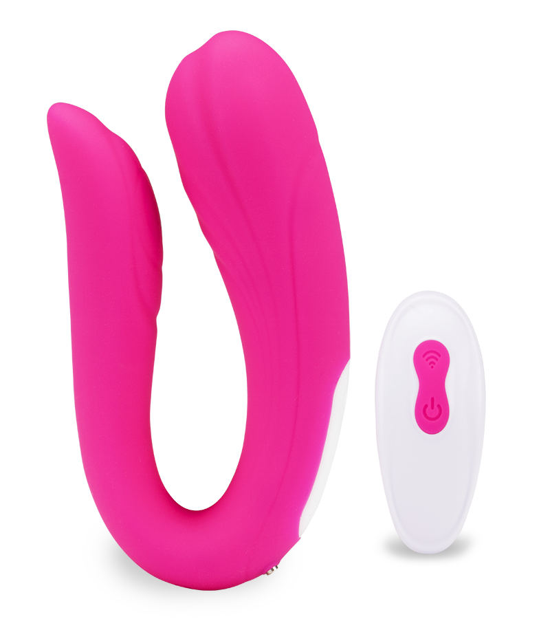 Mermaid remote controlled couple's vibrator