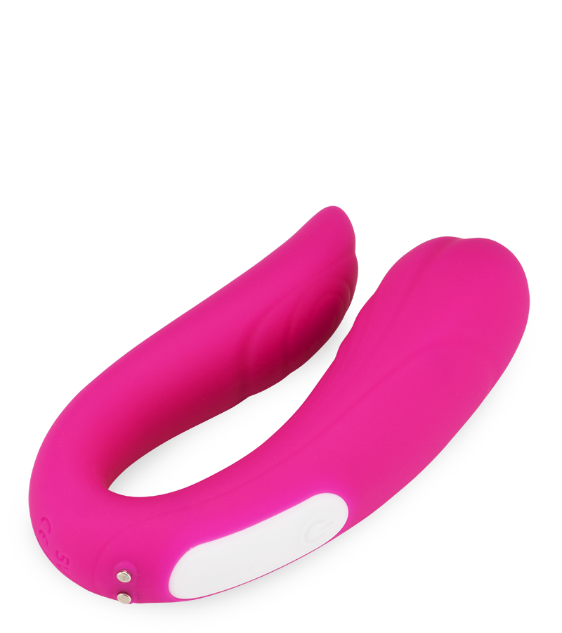 Mermaid remote controlled couple's vibrator