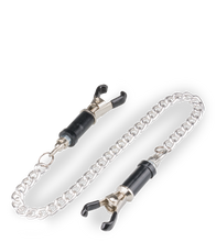 Load image into Gallery viewer, Nipple clamps with chain and weights
