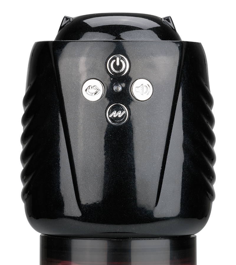 Olivio sucking and vibrating masturbator with audio feature