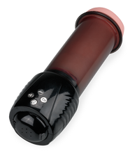 Load image into Gallery viewer, Olivio sucking and vibrating masturbator with audio feature