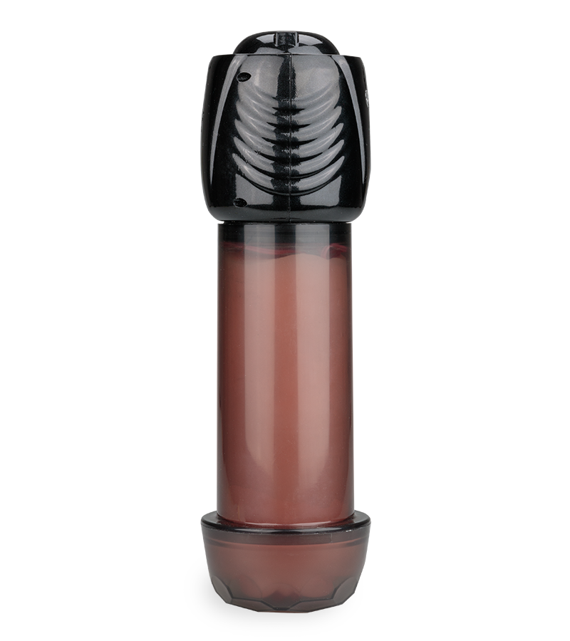 Olivio sucking and vibrating masturbator with audio feature