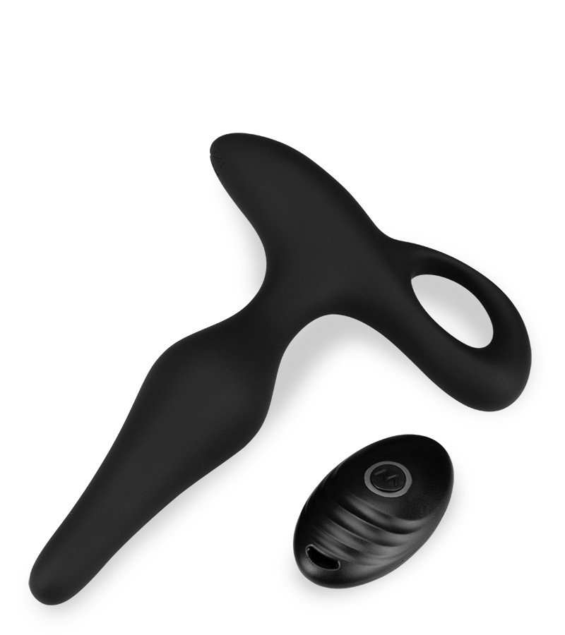 Pulsy remote-controlled vibrating plug