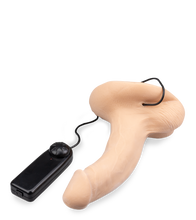Load image into Gallery viewer, Realistic rotating & vibrating XL-diameter dildo