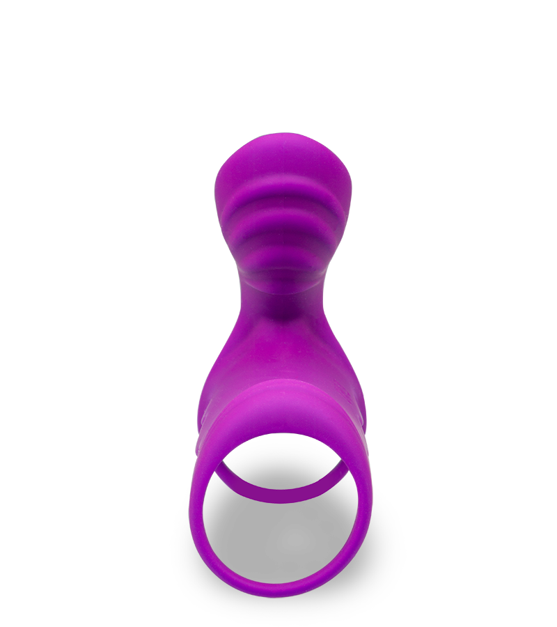 Remote control couple's vibrator with cock ring 12 modes