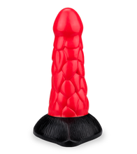 Load image into Gallery viewer, Scaly dragon suction-cup dildo 7.25 inches