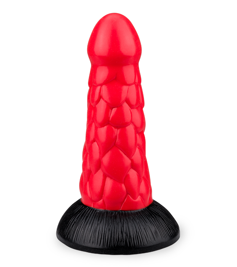 Scaly dragon suction-cup dildo 7.25 inches