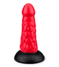 Load image into Gallery viewer, Scaly dragon suction-cup dildo 7.25 inches