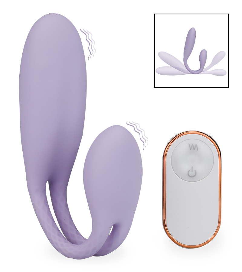 Sharing remote-controlled couples' vibrator