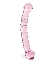 Load image into Gallery viewer, Swirling glass dildo