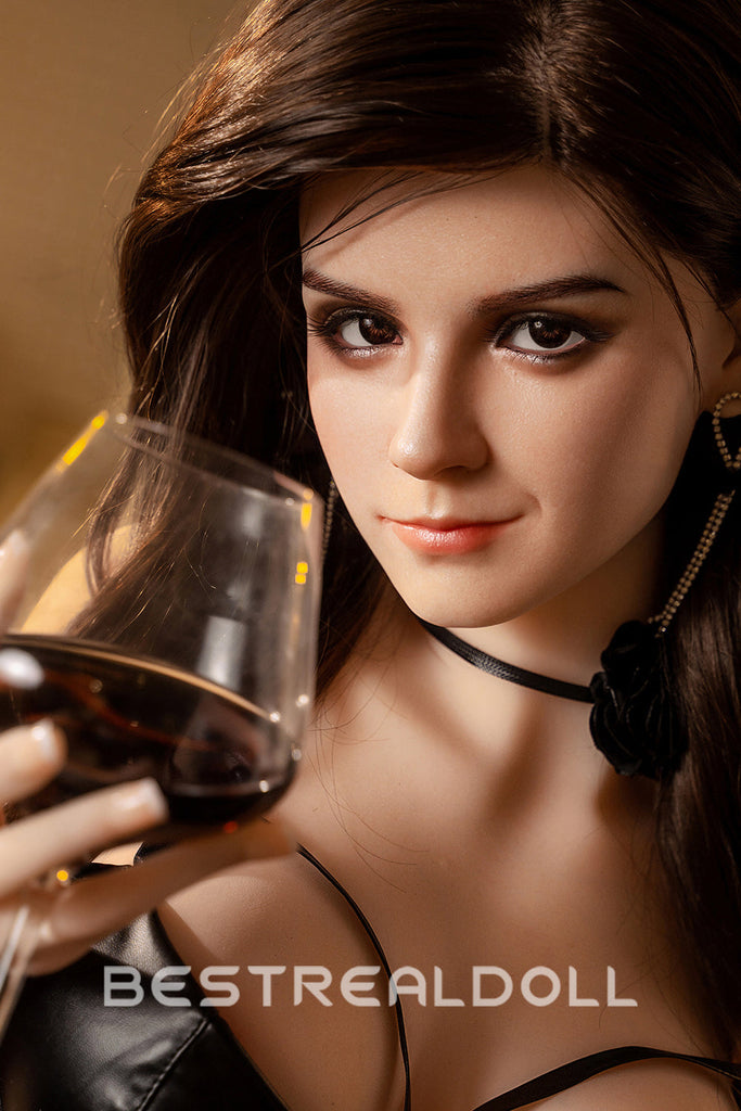 US Stock - 160cm Amity Plus S10 Realistic Silicone Head Sex Doll TPE Body Big Boobs Adult Love Doll