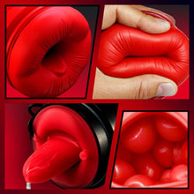 Load image into Gallery viewer, LickMe Phone Holder 4 Suction 7 Tongue-Licking Voice Function Masturbator