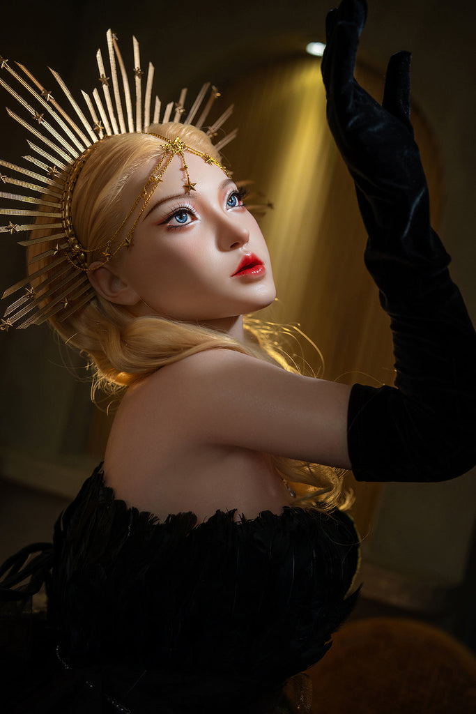 US Stock - Kvn 164cm M29 Silicone ROS Head Sex Doll Realistic Oral Sex Movable Jaw Adult Love Doll