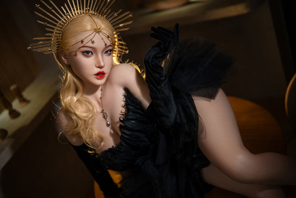 US Stock - Kvn 164cm M29 Silicone ROS Head Sex Doll Realistic Oral Sex Movable Jaw Adult Love Doll