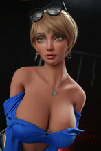Load image into Gallery viewer, US Stock - 158cm Nataly #479 Silicone Head TPE Body BBW Sex Doll ROS Head Movable Jaw Adult Love Doll Jelly Breasts