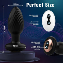 Load image into Gallery viewer, Anal Toys Anal Plug with 7 Rotation &amp; 7 Vibration Anal Vibrators