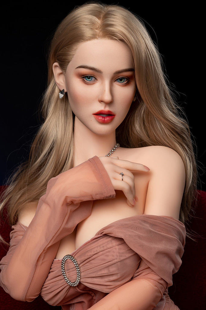US Stock - YAMIEE Suki 163cm SNK20 Unique Design Silicone ROS Head Sex Doll TPE Body Movable Jaw Adult Love Doll