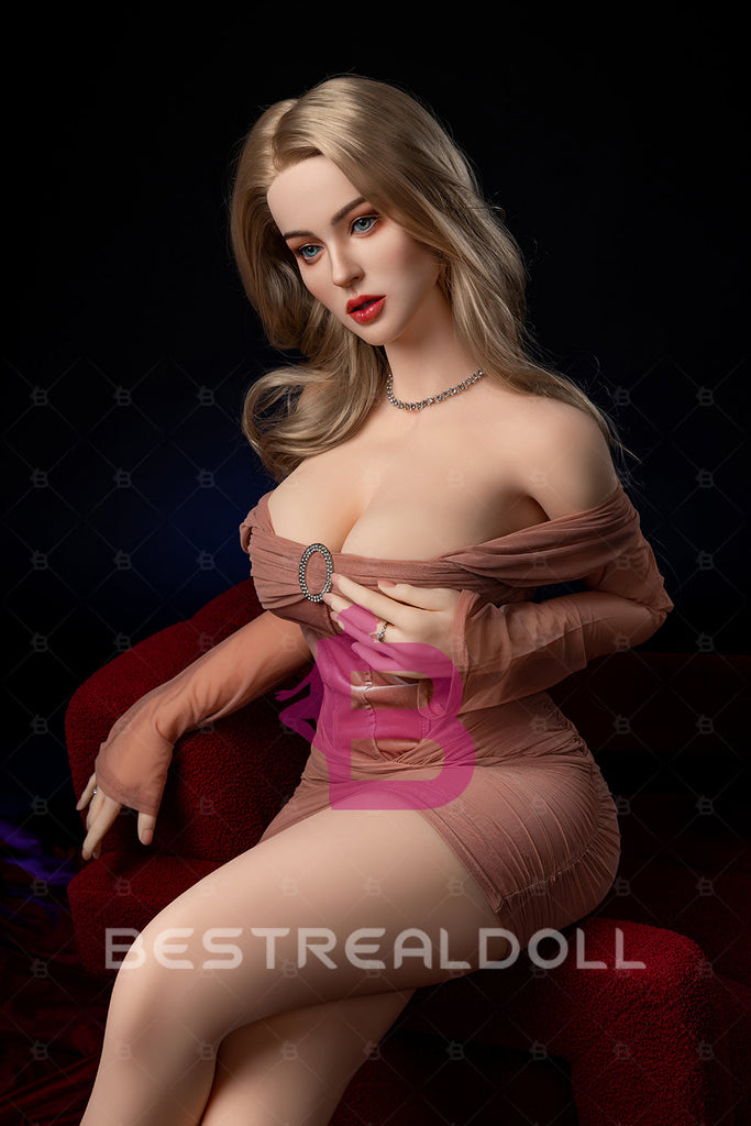 US Stock - YAMIEE Suki 163cm SNK20 Unique Design Silicone ROS Head Sex Doll TPE Body Movable Jaw Adult Love Doll