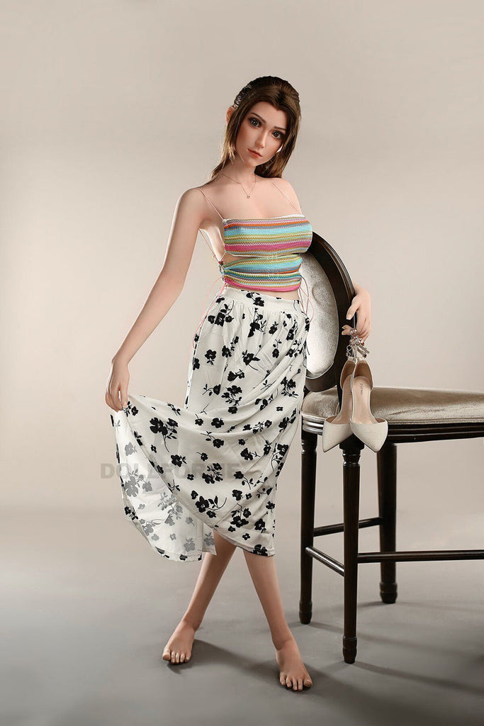 US Stock - Katya 170cm #A12S D-Cup Realistic Silicone Head Sex Doll TPE Body Adult Love Doll