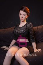 Load image into Gallery viewer, US Stock - RIDMII Aidra 158cm Unique Design Silicone Movable Jaw Oral Sex Love Doll TPE Body Adult ROS Head Sex Doll