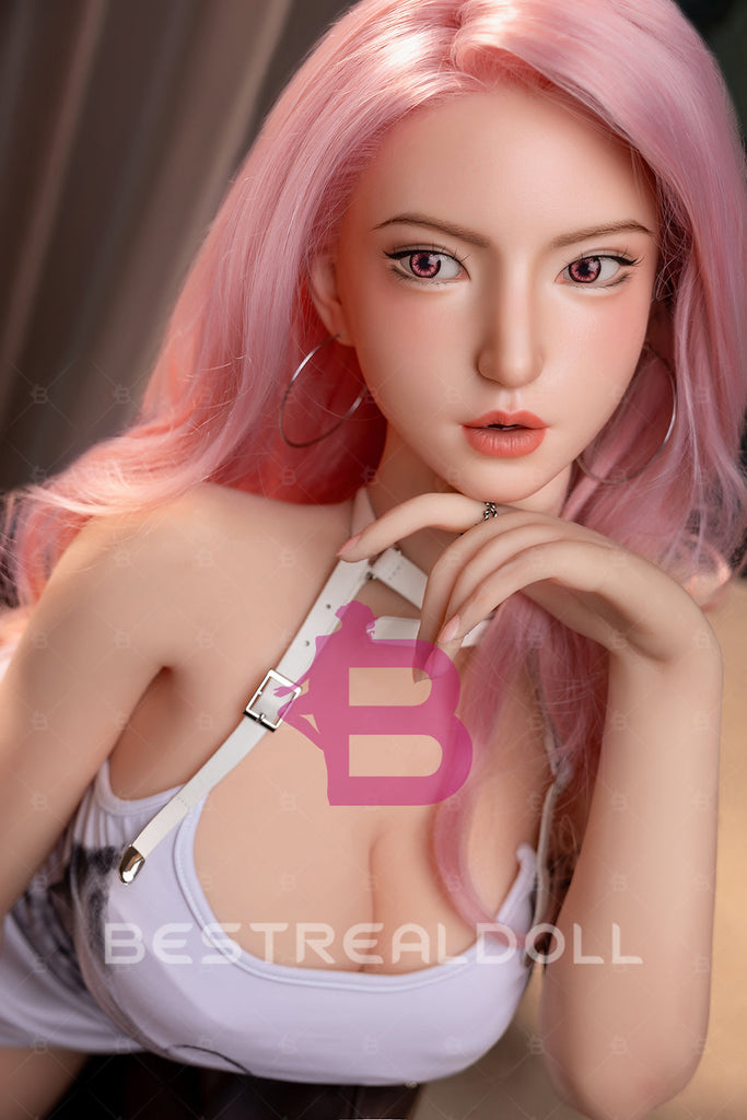 US Stock - YAMIEE Rylee 163cm Unique Design Silicone ROS Head Sex Doll TPE Body Movable Jaw Adult Oral Sex Love Doll