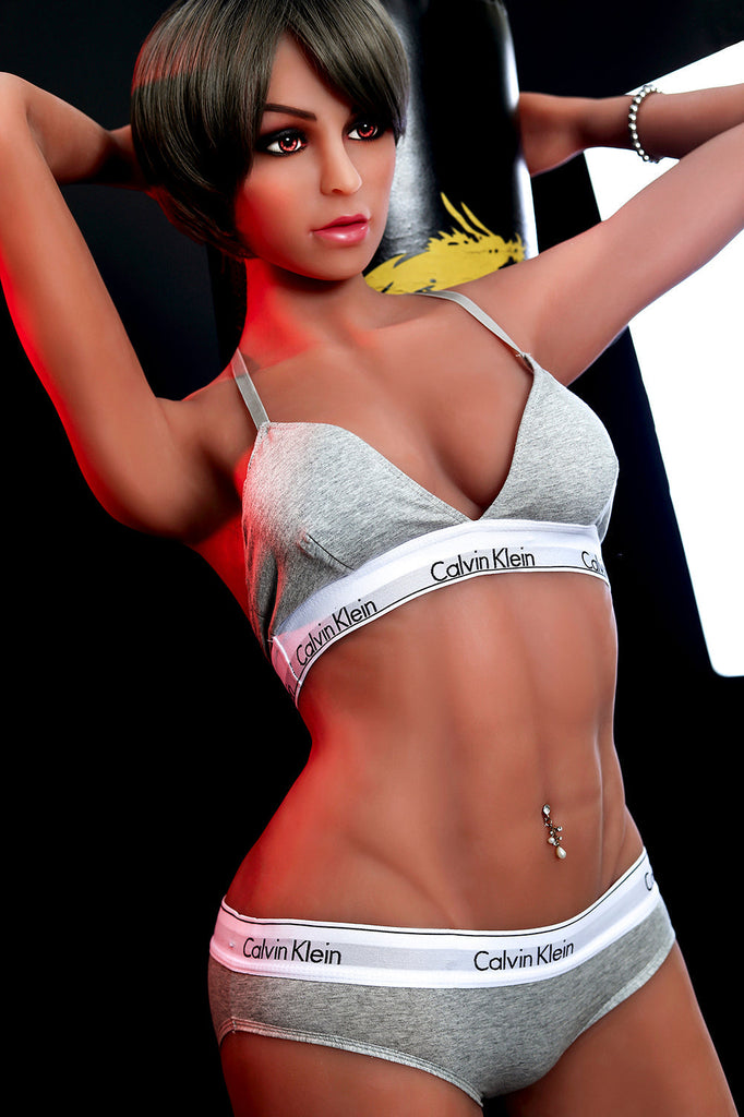 US Stock - Kali 164cm 218# Head Sexy Waistline Tan Skin Medium Breasts TPE Sex Doll