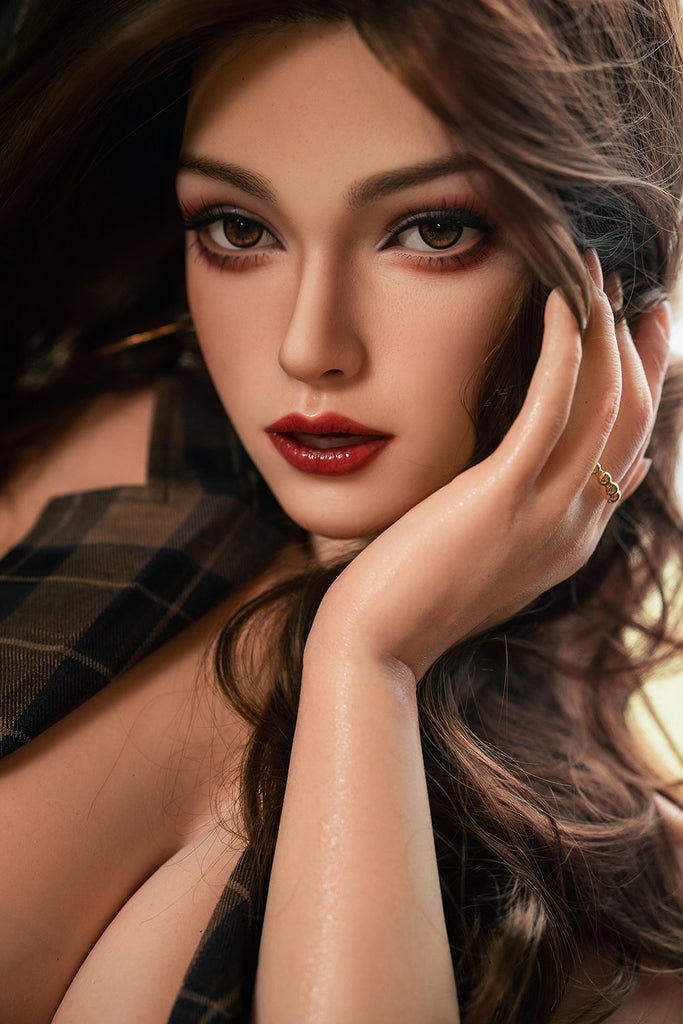 US Stock - Niks 164cm Silicone Head Oral Sex Love Doll TPE Body Movable Jaw ROS Adult Sex Doll