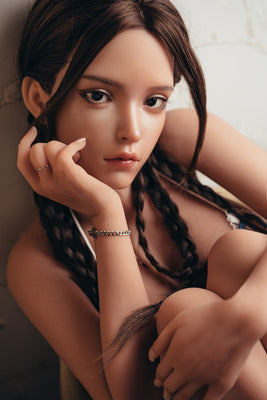 US Stock - YAMIEE Carlee Plus K29 Silicone Head Jelly Breasts Sex Doll Tanned Skin TPE Body Adult Love Doll