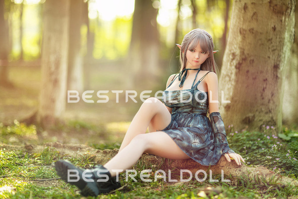 US Stock - RIDMII Aggie Unique Design 163cm Genie Sex Doll Silicone Head Elf Jelly Breasts Adult Love Doll