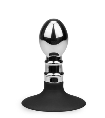 Balloon suction cup butt plug