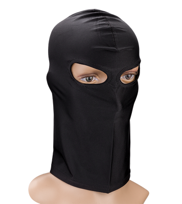 BDSM hood with eye openings