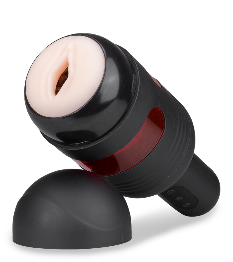 Bell rotating and thrusting masturbator