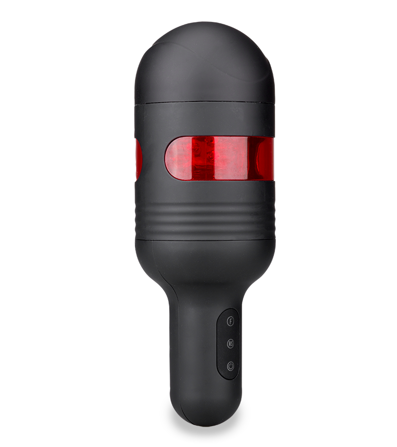 Bell rotating and thrusting masturbator