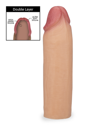 Caramel Kiss liquid silicone penis extension