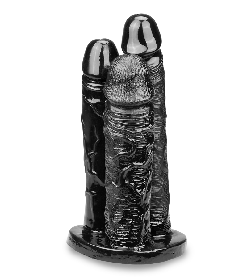 Cerberus realistic triple dildo