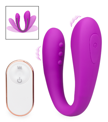 Cheer remote control bendable clit and G-spot stimulator