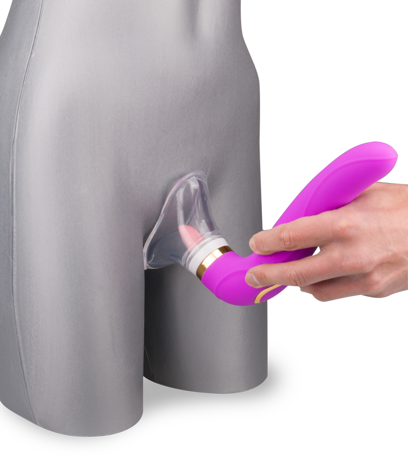 Destiny pussy pump with tongue and vibrator