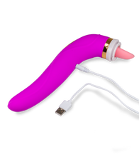 Load image into Gallery viewer, Destiny pussy pump with tongue and vibrator