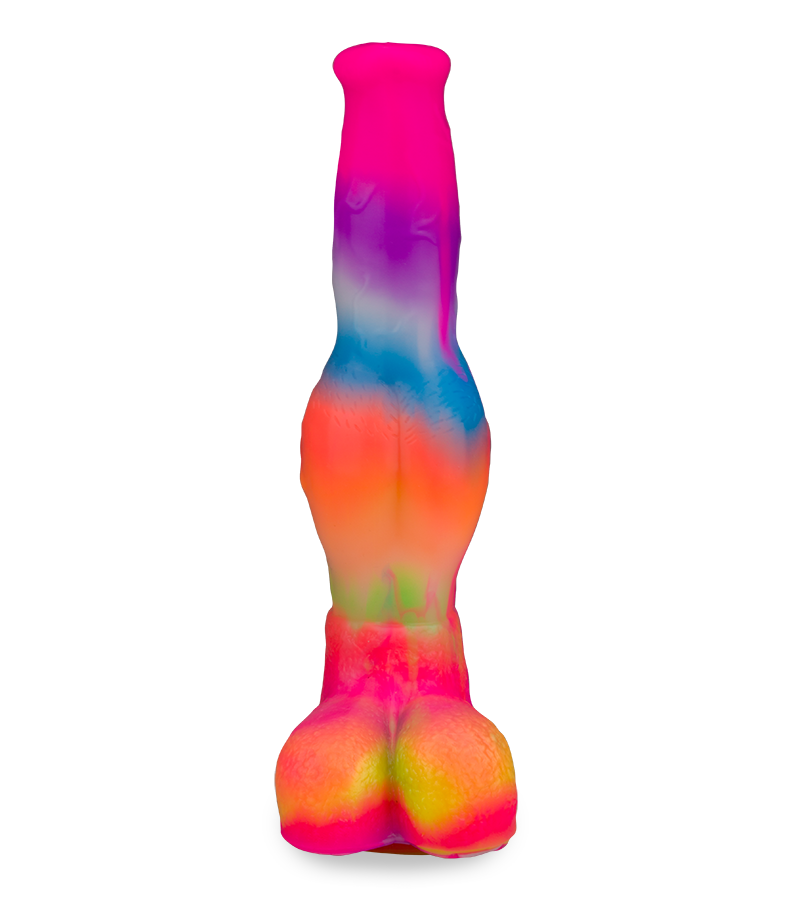 Dobermann glow-in-the-dark suction-cup dog dildo
