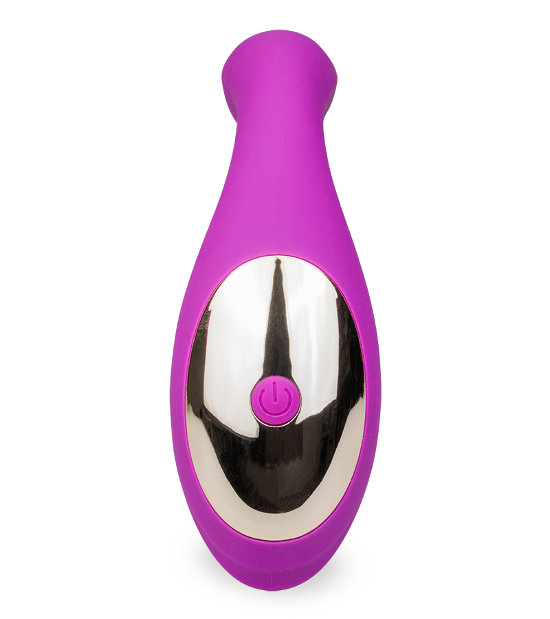 Finn vibrating and thrusting butt plug