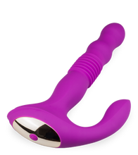 Load image into Gallery viewer, Finn vibrating and thrusting butt plug