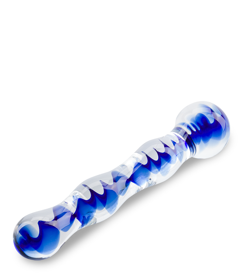 Flood glass dildo