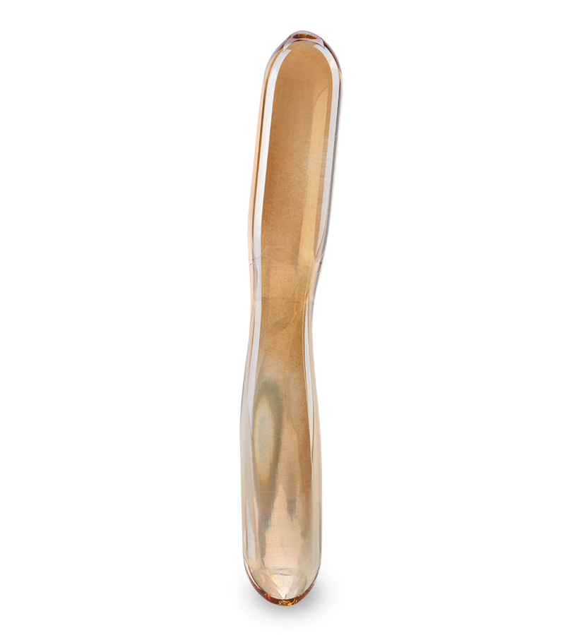 Goldie glass dildo